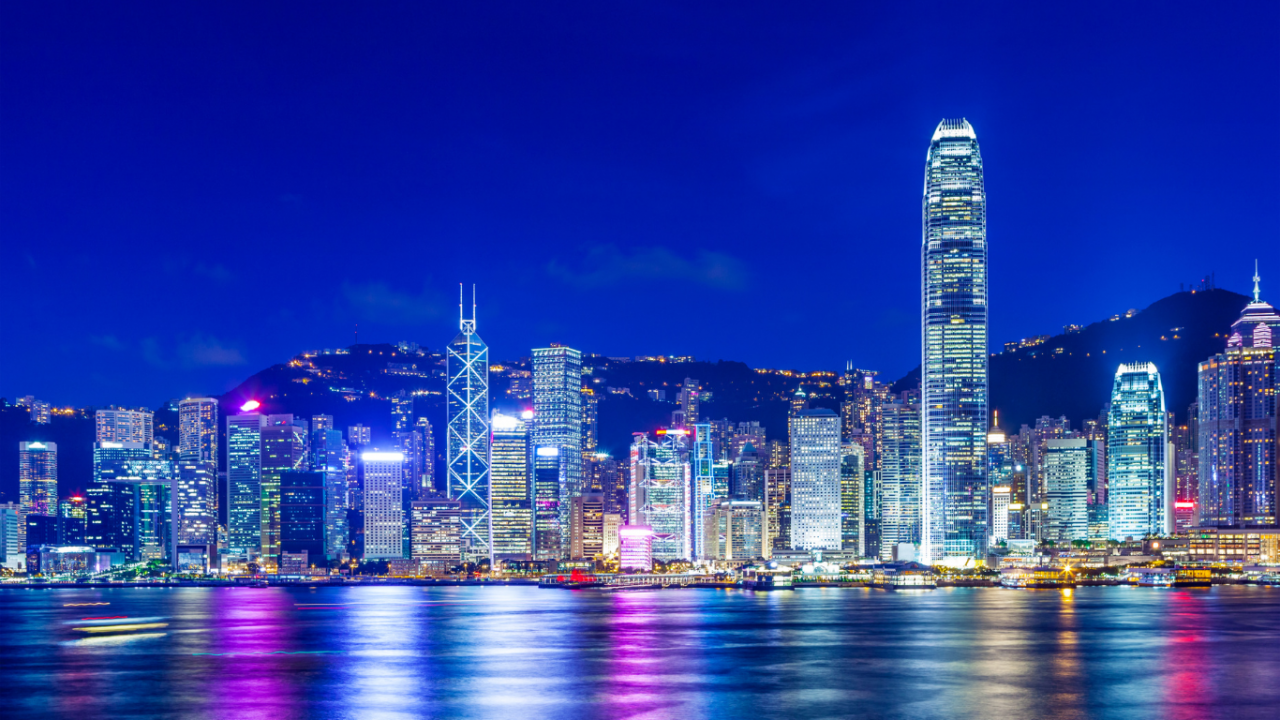 Hong Kong skyline, home base of Nova Crystal Technologies Limited