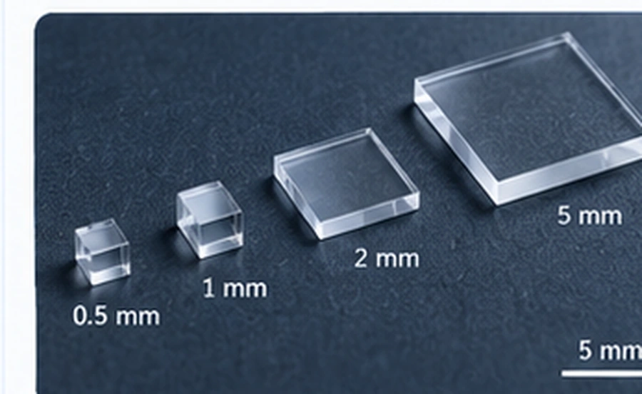 Complete set of small diamond samples and micro-cubes