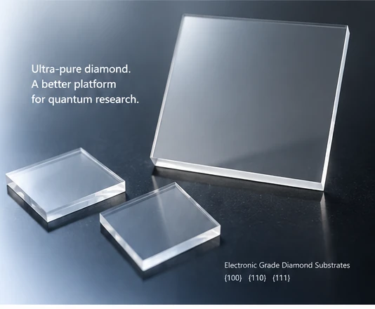 Ultra-high-purity low-stress electronic-grade single-crystal diamond substrates